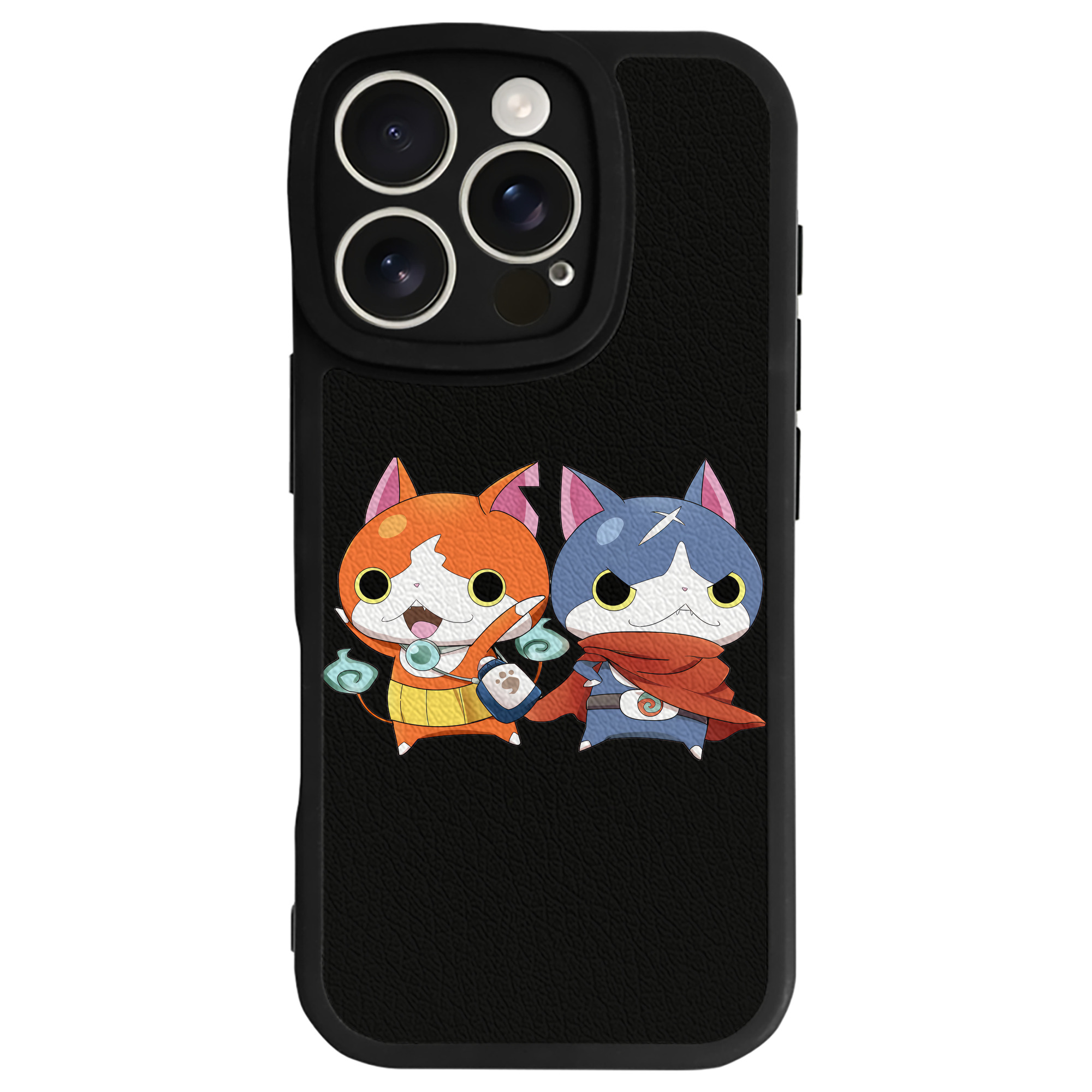 （画像用） 妖怪ウォッチ Yo-kai Watch 【iPhone 16シリーズ対応】シリコンスマホケース（レザー調） 材質：シリコン